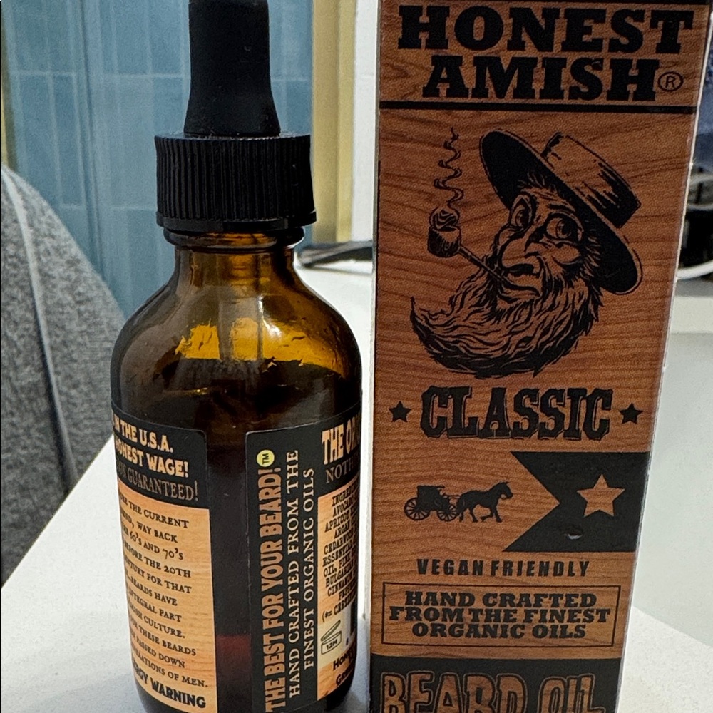 Honest Amish beard oil